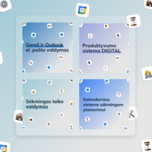 Kursų rinkinys - Laiko valdymo sistema PRO